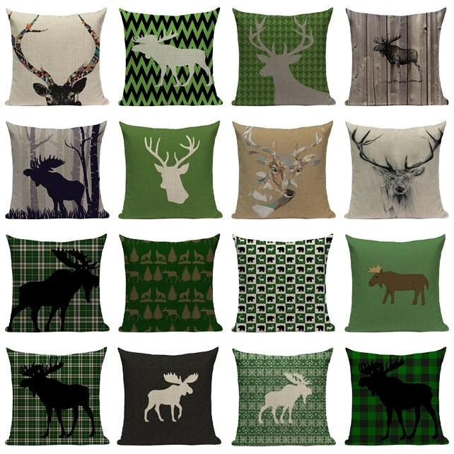 deer-moose-pillow-cushion-cover